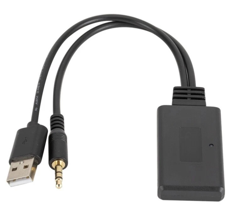 Bluetooth AUX Adapter 3.5mm USB Wireless Audio Receiver for Car Stereo