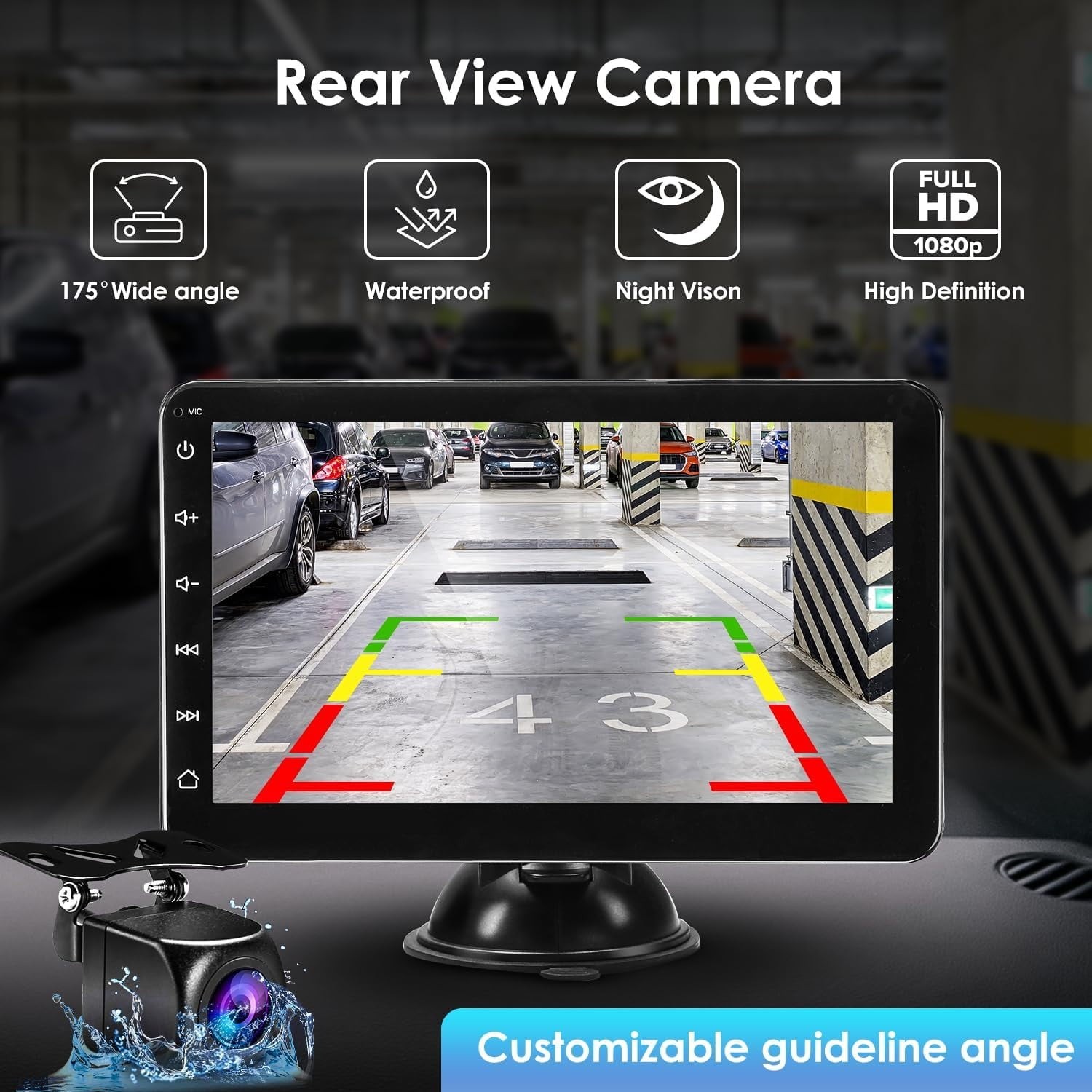 Cartreque Portable Wireless Car Stereo 7″ FHD Touchscreen USB/AUX Input™