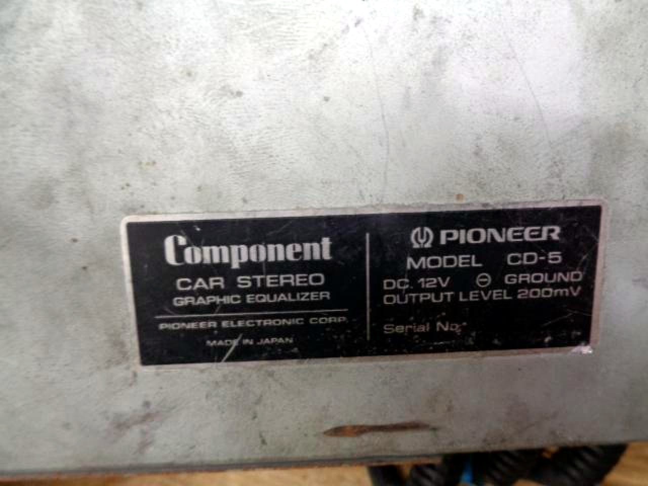 Pioneer KP-909G Car Stereo Receiver For Parts Not Working CD Car Audio JDM Japan