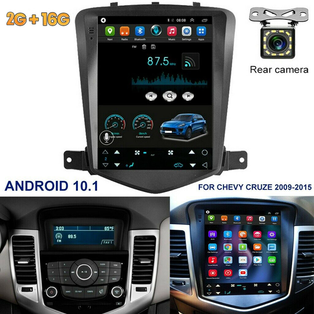 For Chevy Cruze 2009-2015 Android 10.1 Car Radio GPS Navi Wifi Stereo Player FM
