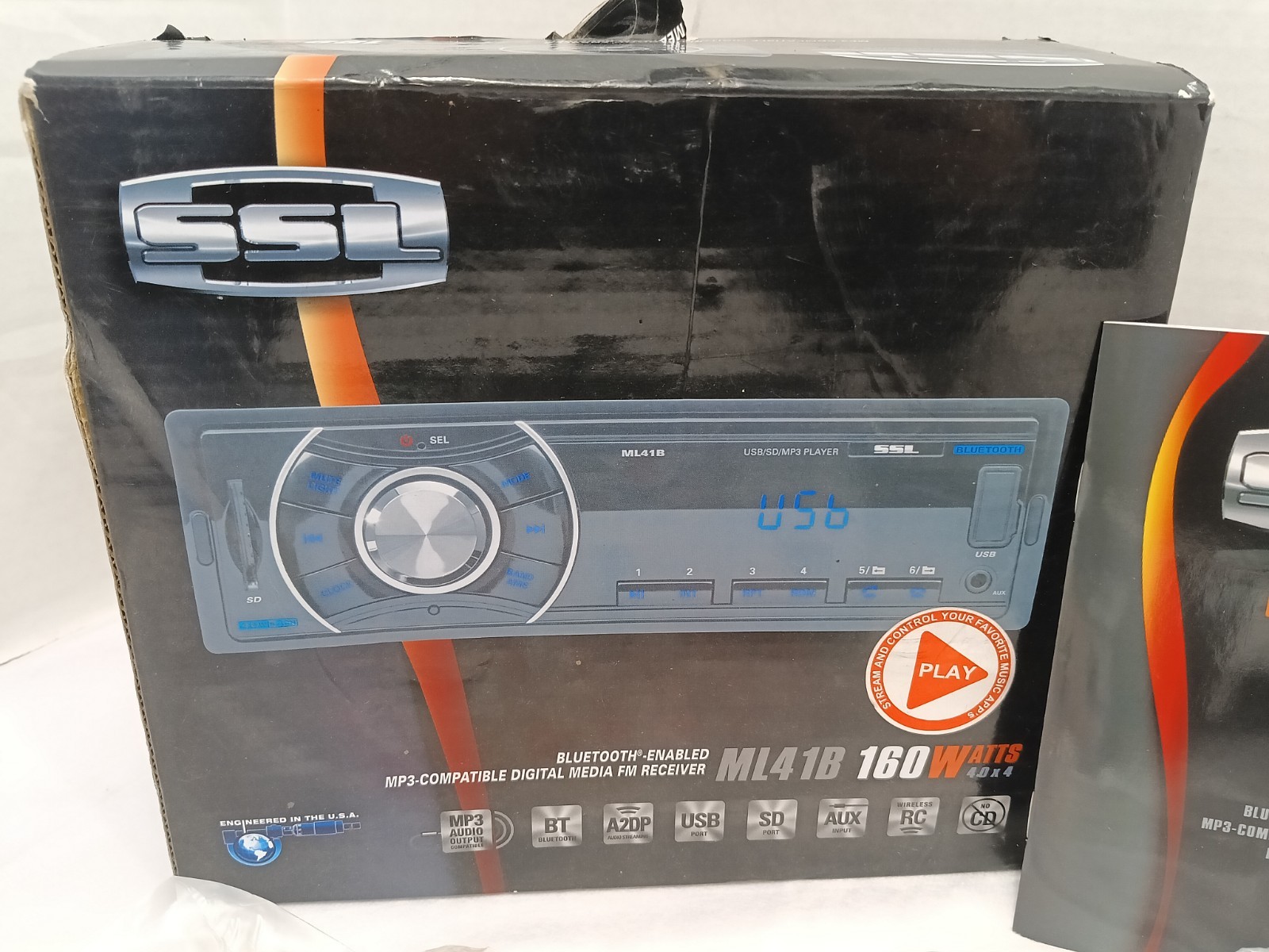 SSL ML41B Bluetooth MP3 Compatible Digital Media FM Receiver 160 Watts
