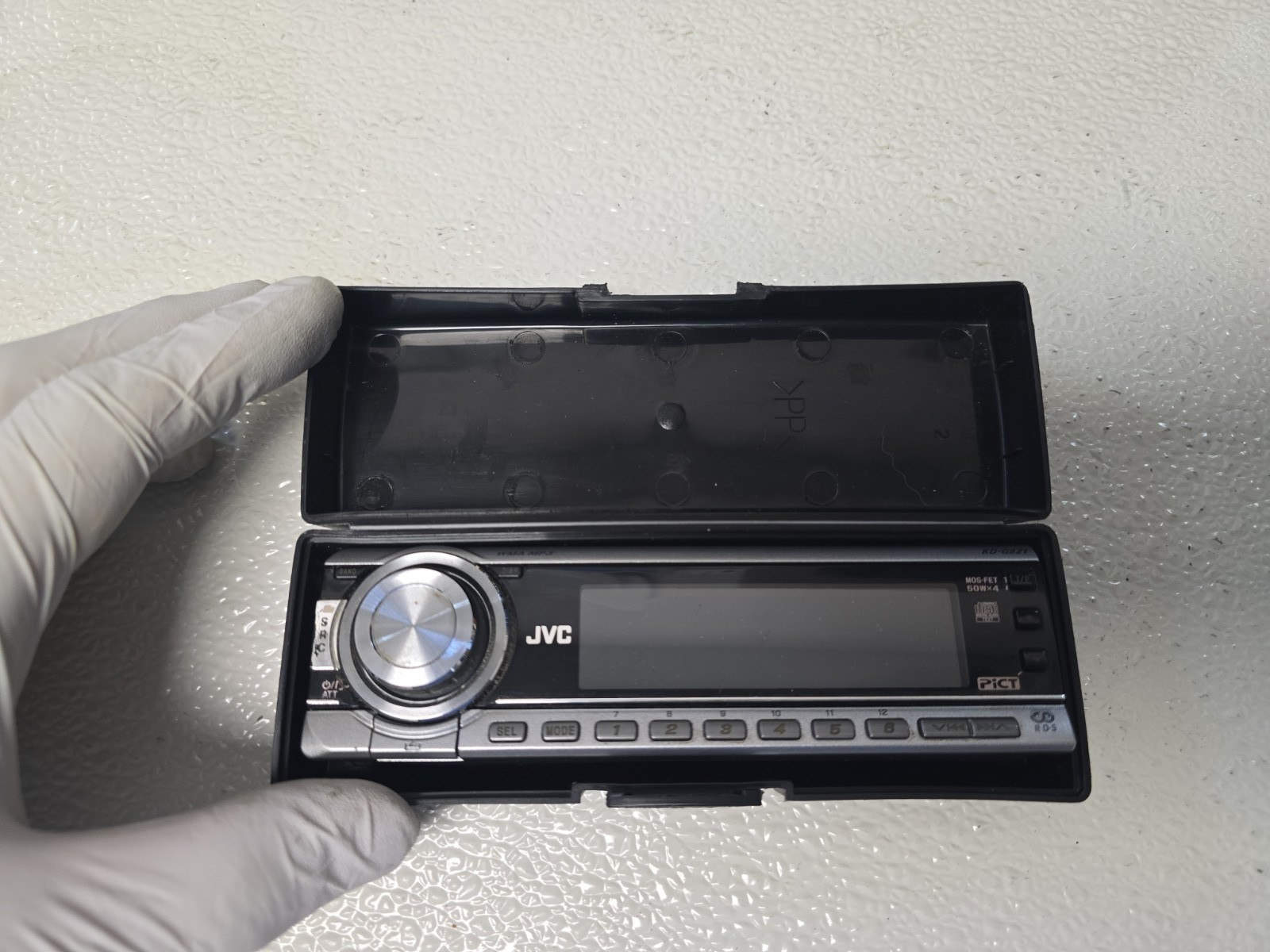 JVC KD-G821 Car Stereo Deck Faceplate Head Unit WMA MP3 MOS-FET 50WX4 RDS