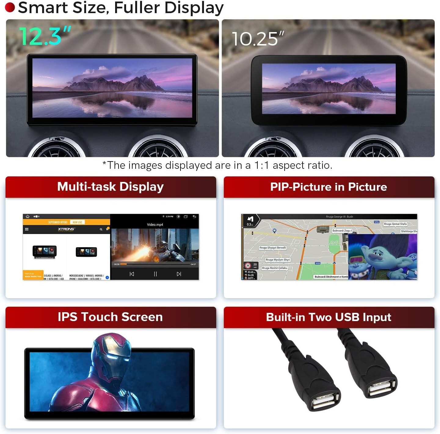 12.3 Inch Screen Android Car Stereo for Audi A3 S3 RS3 (2013-2018) Radio Unit