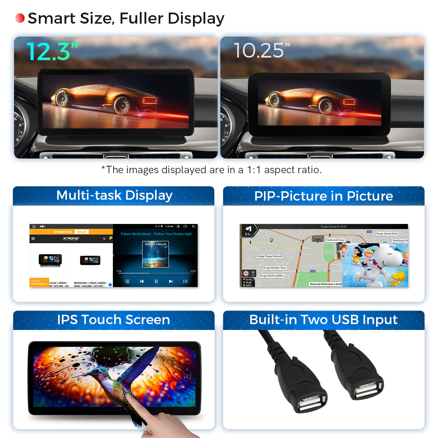 12.3″ Android 14 8-Core 64GB CarPlay Stereo GPS Navi WIFI For Benz CLS-W218 C218