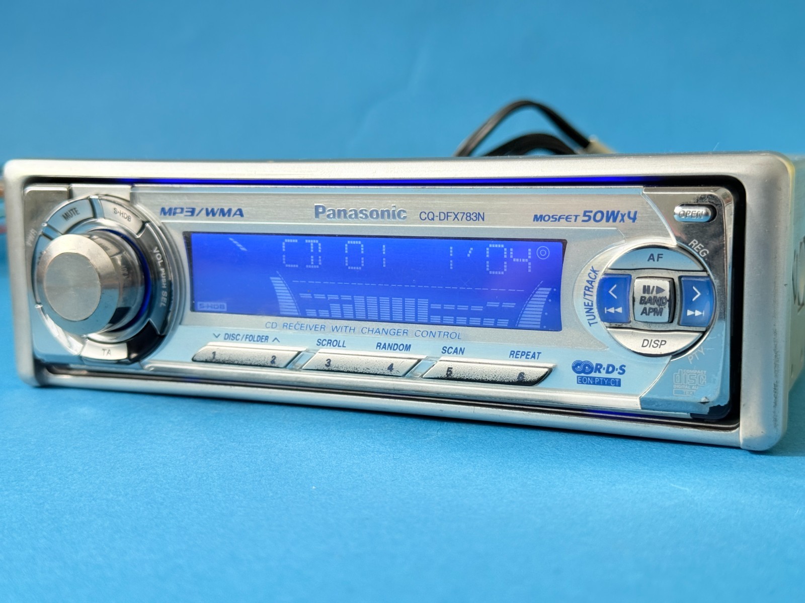 Panasonic CQ-DFX783N Car CD Player Stereo Radio Detachable Face Tested