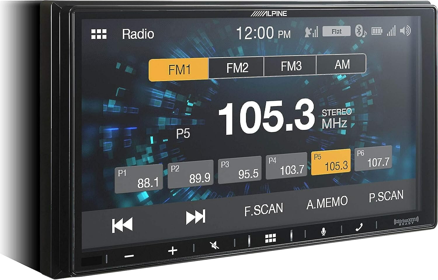Alpine iLX-W650 7″ Double DIN Touchscreen Digital Receiver Very Good Used Condit