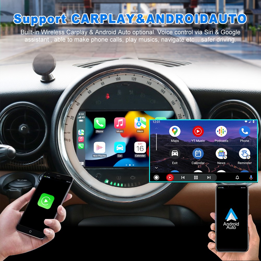 Car Stereo Radio for BMW Mini Cooper R56 2007 2008 2009 2010 7″ Bluetooth DSP FM