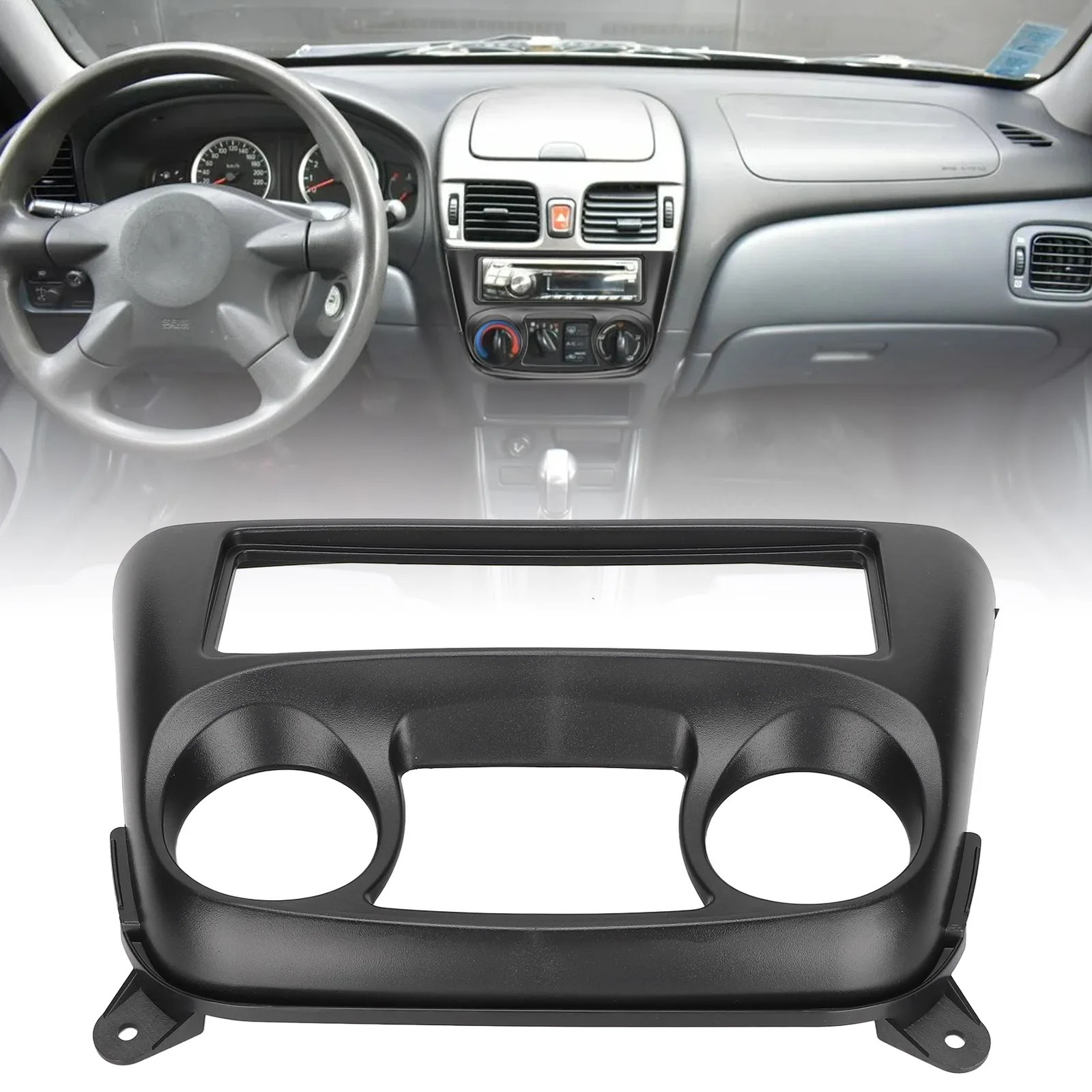 Dash Panel DVD Frame 1DIN Car Stereo Radio Fascia ABS Wearproof Navigation Trim