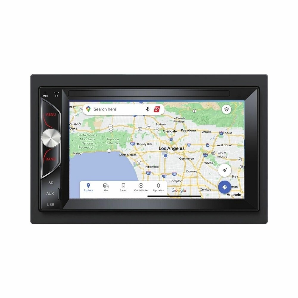 Cerwin-Vega CV62BM 6.2” Double-DIN Multimedia Receiver + License Plate Camera
