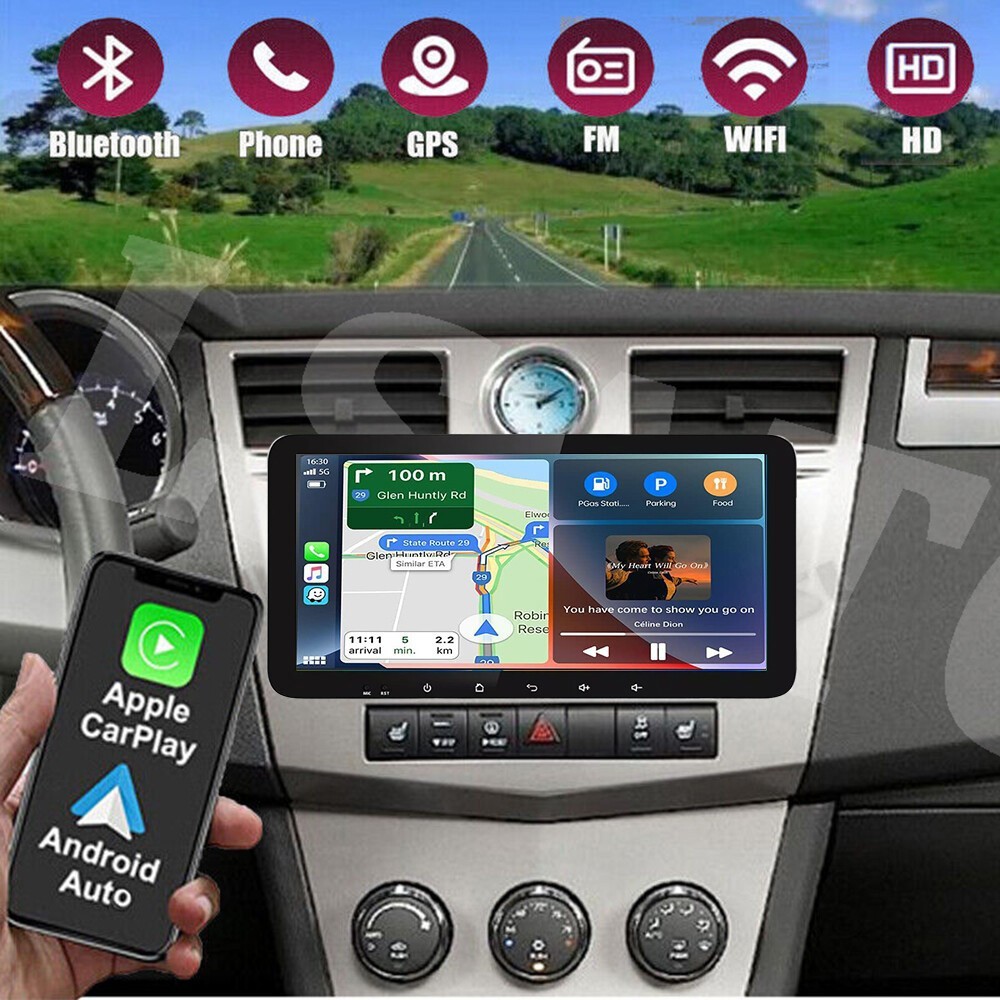 For 2007-2010 Chrysler Sebring Android 14 Navi CarPlay Car Stereo Radio GPS WIFI
