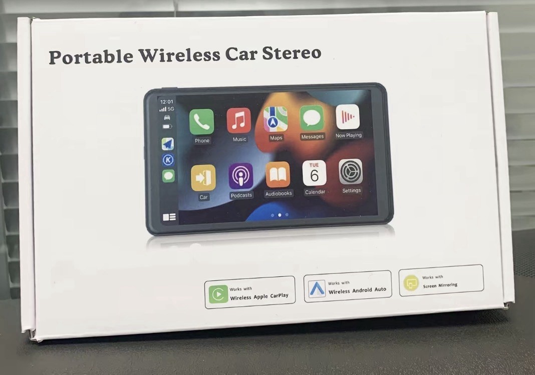Hieha 7″ Double DIN Car Stereo Apple Carplay Android Auto Compatible