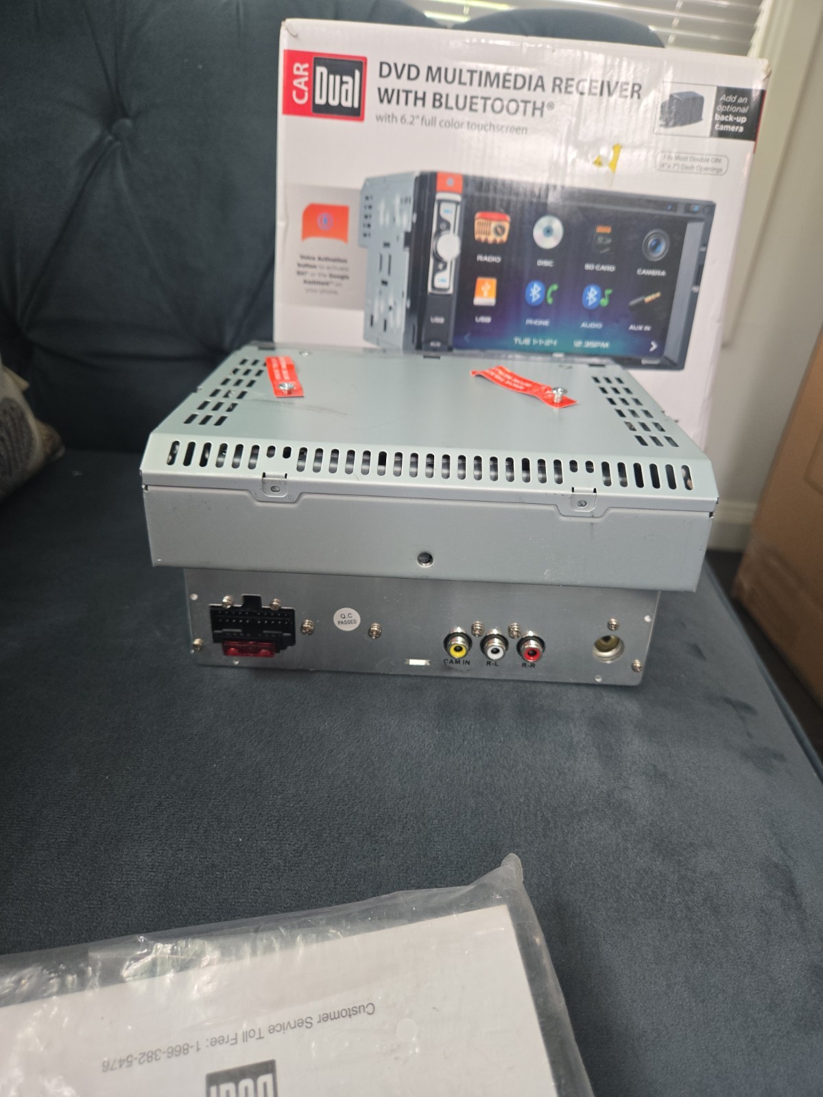 Dual XDVD269BT 6.2″ Touchscreen Car Stereo | Never Used. Excellent Condition!