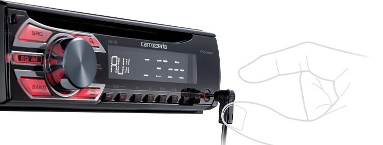 Pioneer Carrozzeria DEH-380 1DIN Car Audio CD Player AUX Input Head Unit Japan