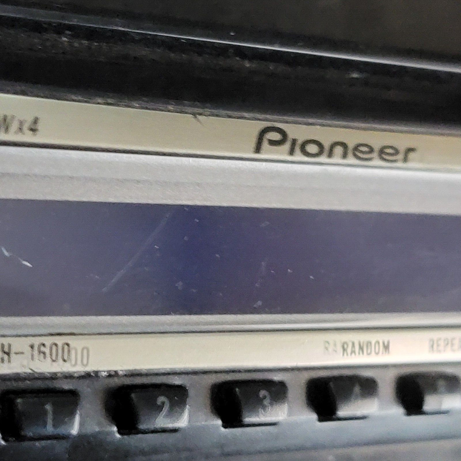 PIONEER DEH-1600 Super Tuner Car Stereo Detachable FACEPLATE ONLY