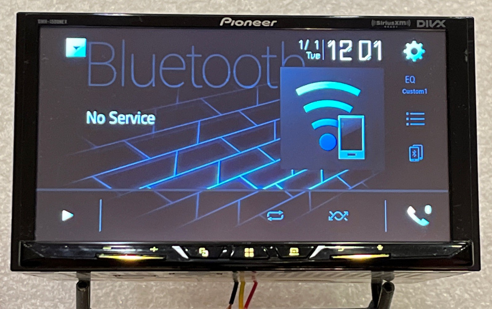 PIONEER DMH-1500NEX Touchscreen Bluetooth USB CD DVD Player