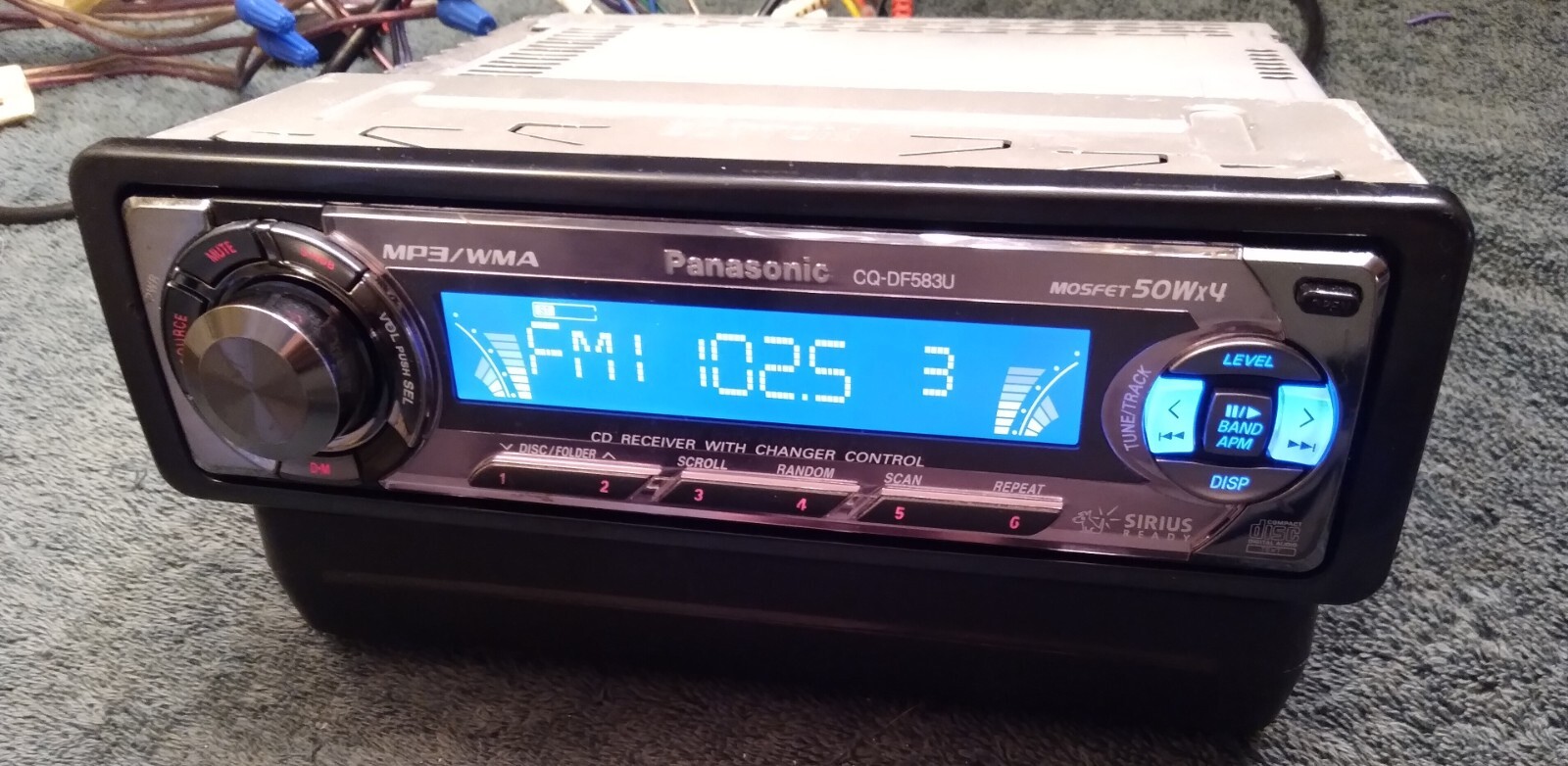Panasonic CQ-DF583U, CD/MP3 Receiver, Tested !