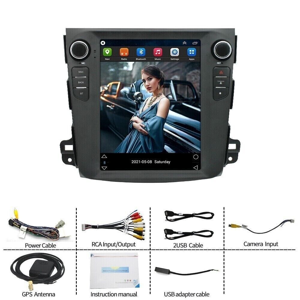 9.7” Android Carplay Car Stereo Radio GPS Navi 2+32GB For 2006-2012 Outlander