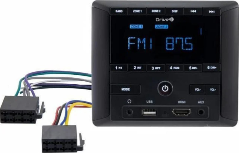 DRIVE BT105 4-CHANNEL 2-ZONE AM/FM/BLUETOOTH/AUX/HDMI/USB STEREO *C15