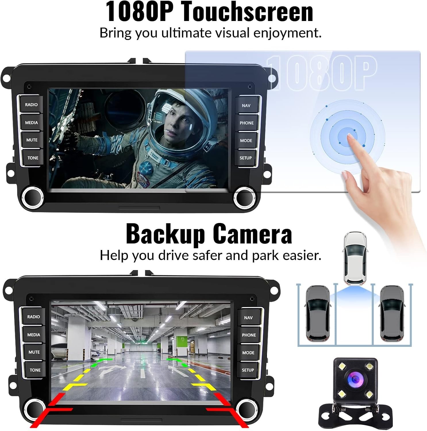 2G+64G Android Car Stereo for VW Volkswagen Seat G