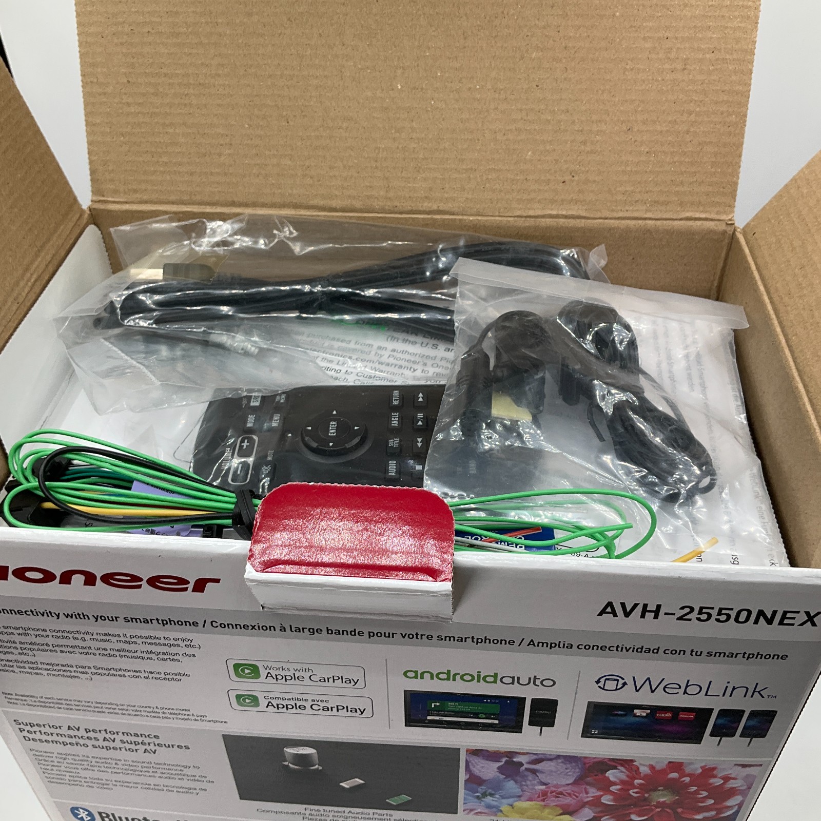 Pioneer AVH-2550NEX 6.8″ Android Auto Apple CarPlay Bluetooth 2 Din Receiver NEW