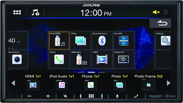 iLX-407 Alpine 7″ Digital Multimedia Receiver Shallow Chassis Touchscreen 2-DIN