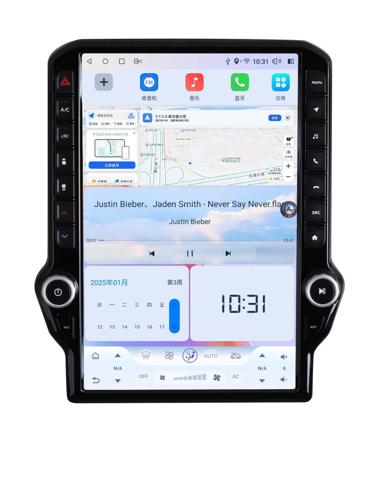 14.5″ For Dodge RAM 2013-2018 Android Car Radio Stereo GPS Navi Carplay 8G+128GB