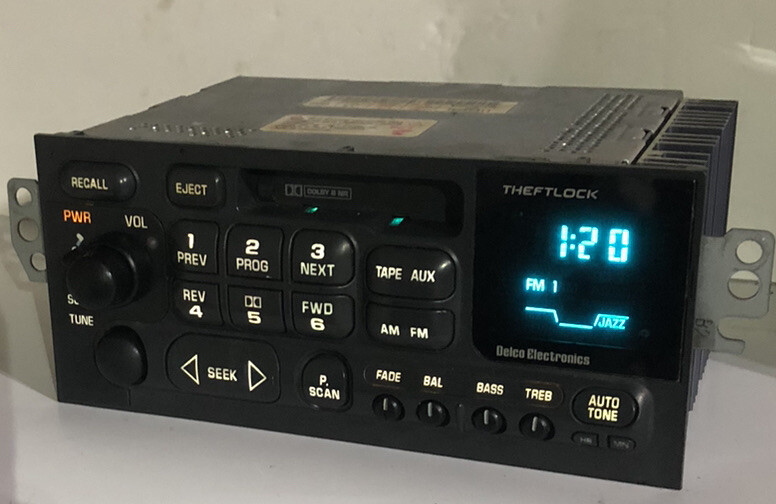 95-00 Chevy S10 Lumina Cavalier Venture Blazer cassette Oem radio Delco 16259771
