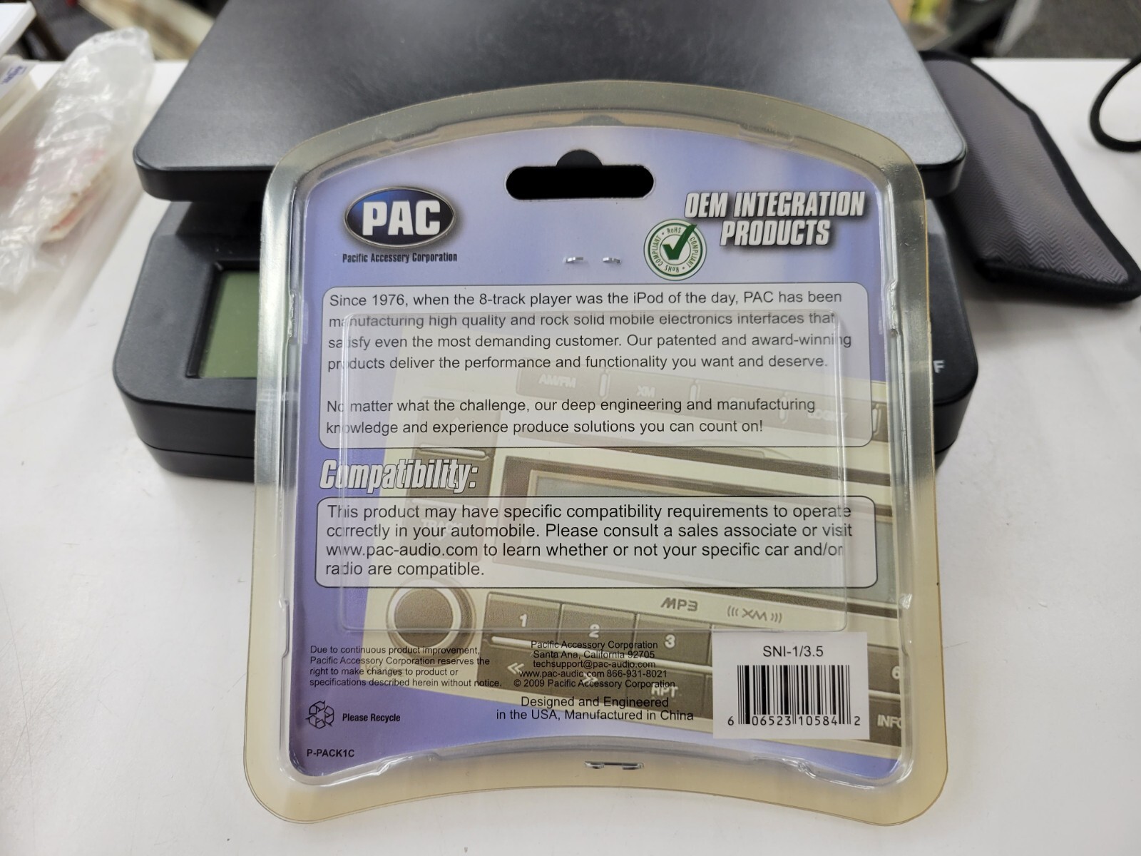 PAC SNI-1/3.5 Filter. New In Box