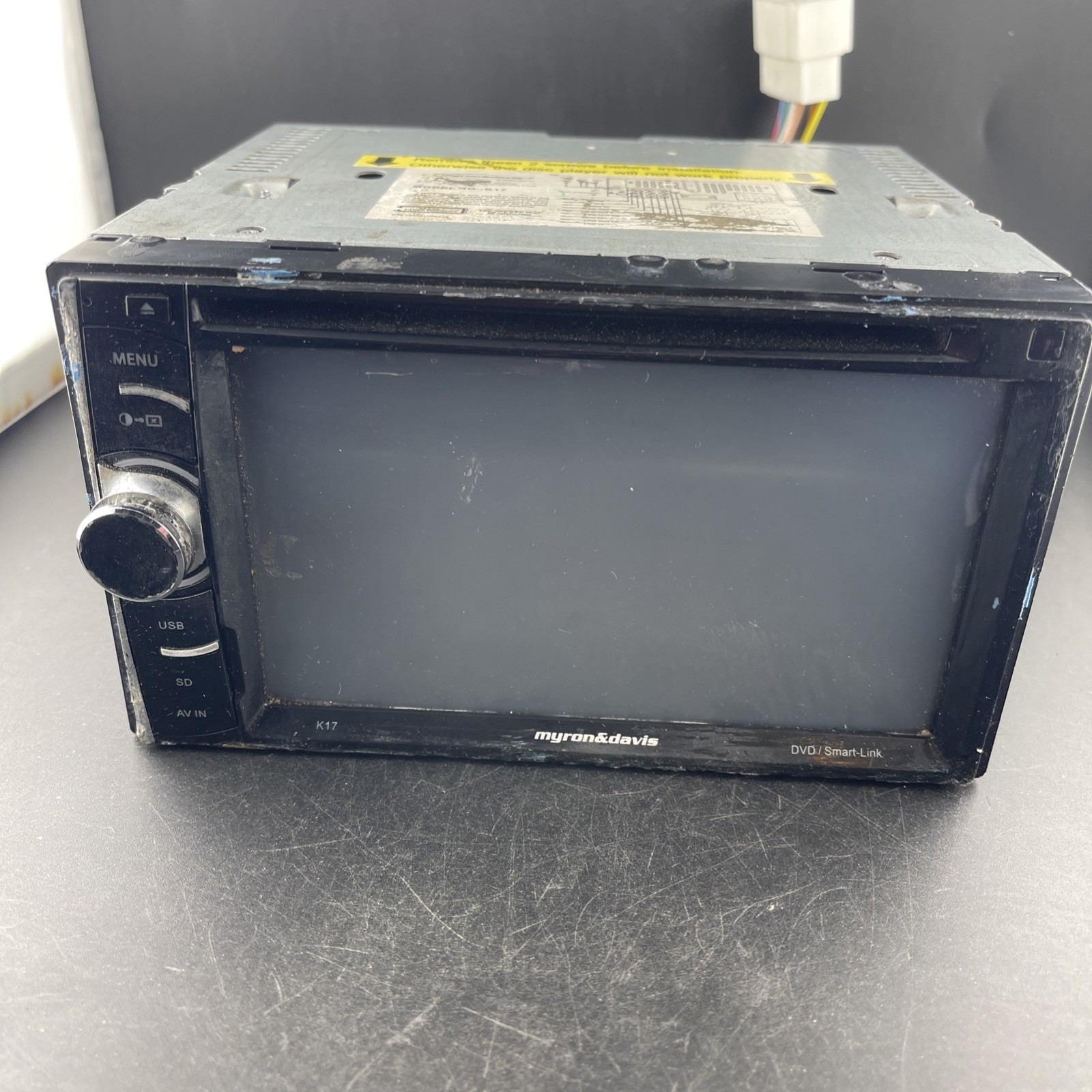 Myron & Davis In-Dash Car Multimedia Receiver • DVD Player • Touchscreen • Parts