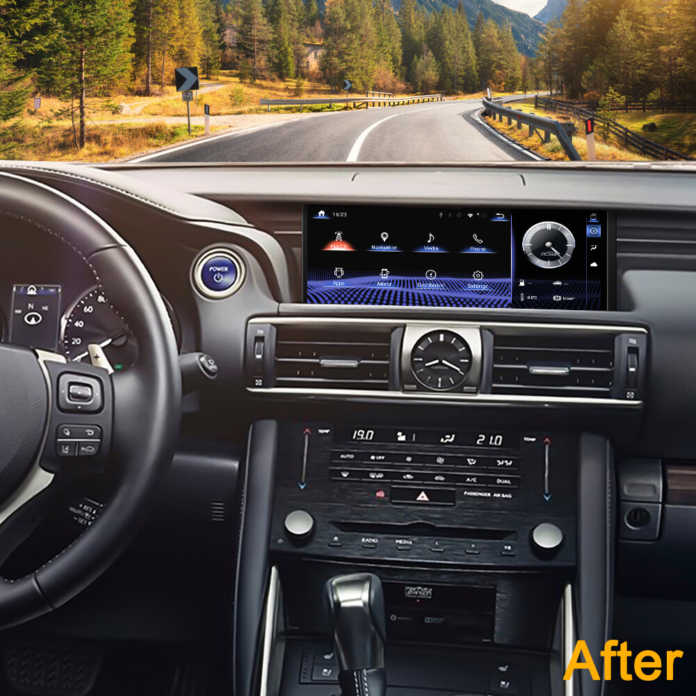 Android 13 Car Radio For Lexus IS RC 200 250 300 350 200T 300H Multimedia Player