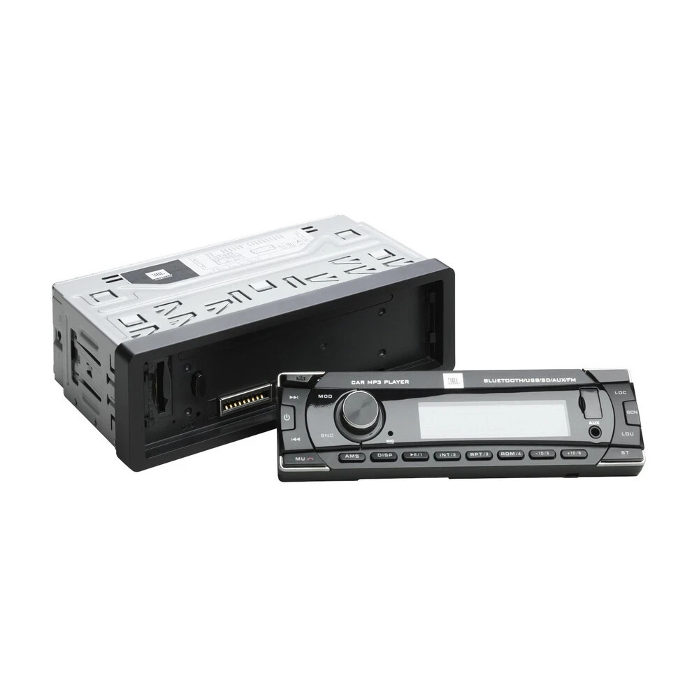 JBL Celebrity 100 Single-Din Mechless Car MP3 Player Black with Detachable Face