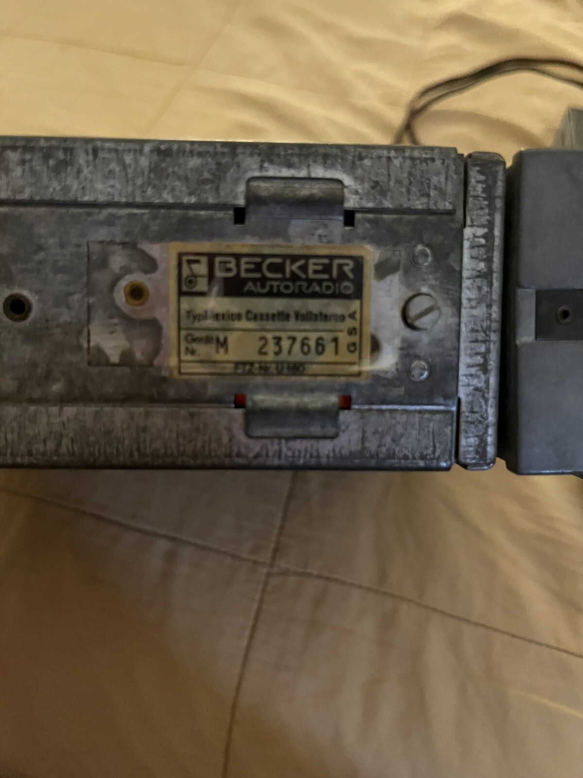 Becker Mexico Cassette Vollstereo with Amp with new Cable