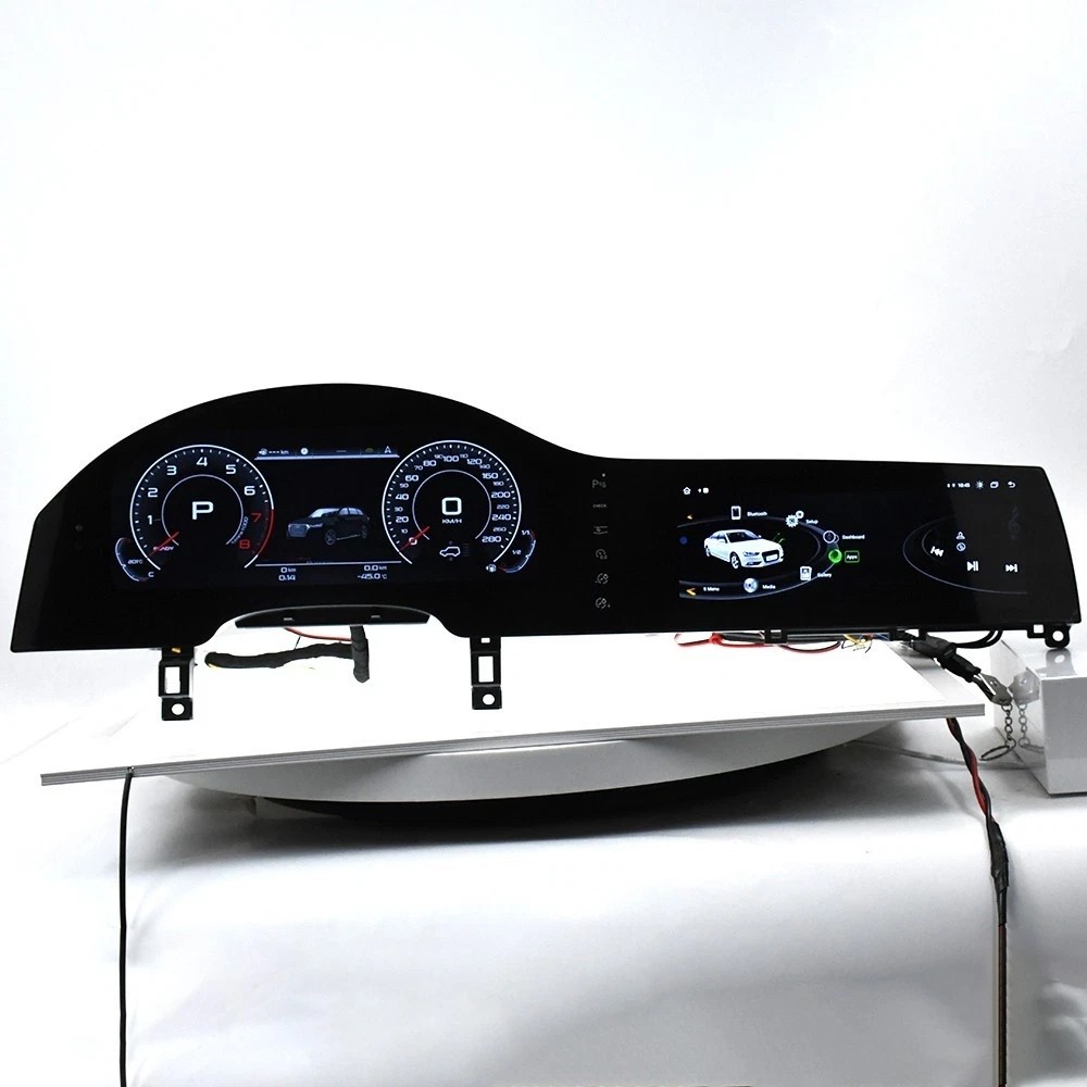 12.3″ Dual Screen For Audi Q7 4L 2005-2015 Digital Cluster CarPlay 4+64GB Radio