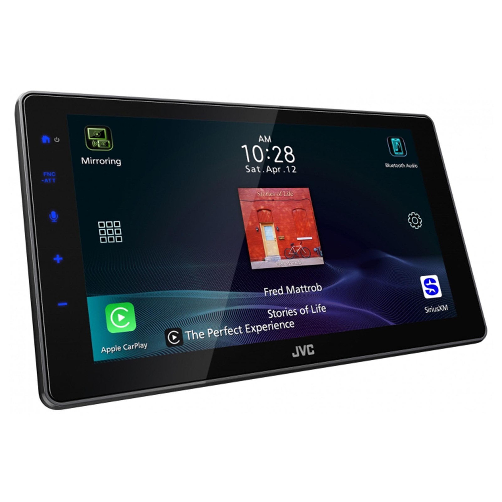 JVC KW-Z900W 9″ HD Floating Digital Media Receiver CarPlay Android Auto