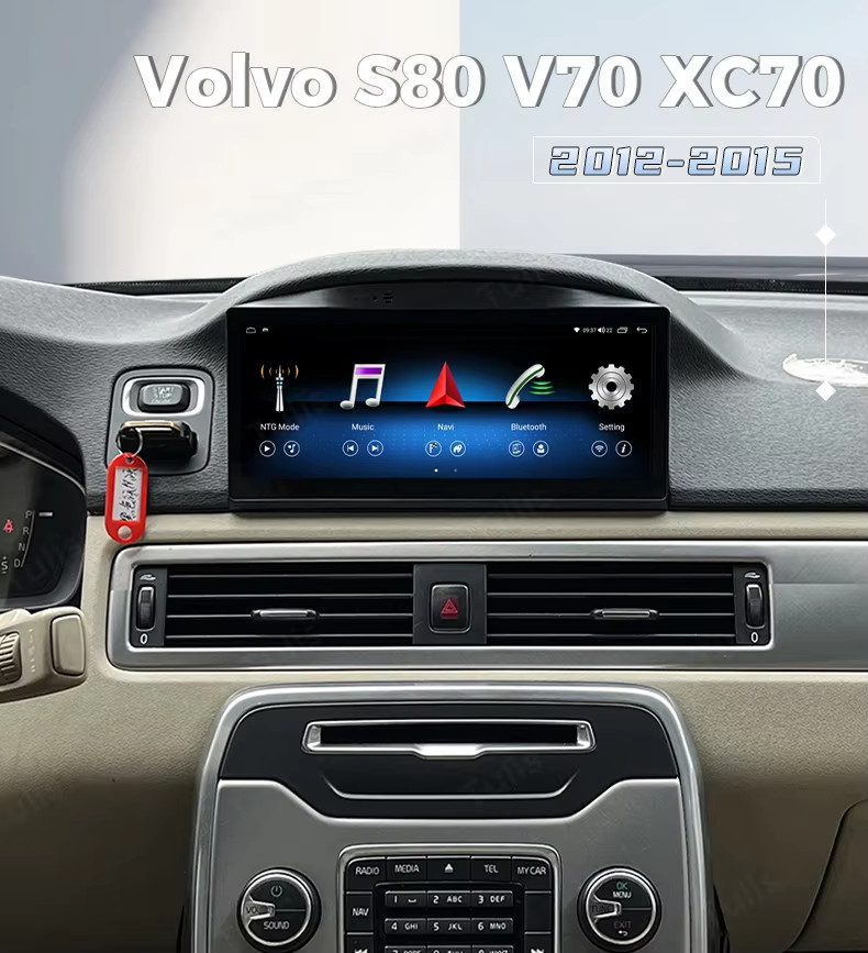 8.8″ For Volvo S80 V70 XC70 2012-2015 Car Radio with Apple CarPlay Android Auto