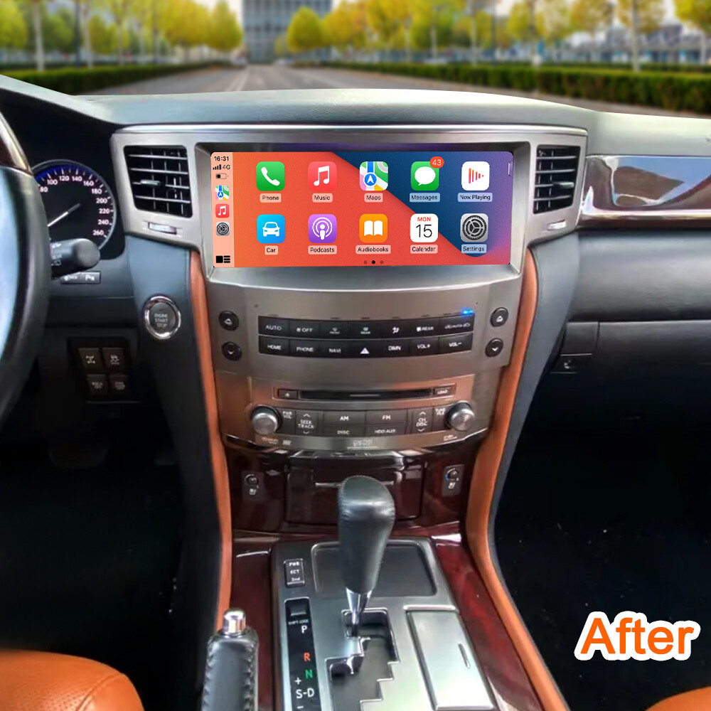 12.3Inch Car Stereo Radio for Lexus LX570 2008-2015 GPS Navi Audio Media BT 32G