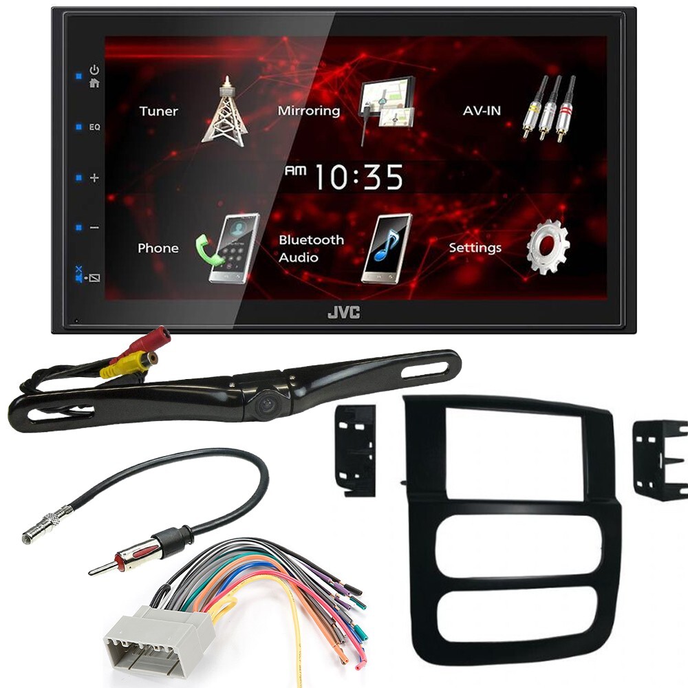 JVC 6.75″ Digital Media Car Stereo Radio w/Camera for 2002-2005 Dodge RAM 1500