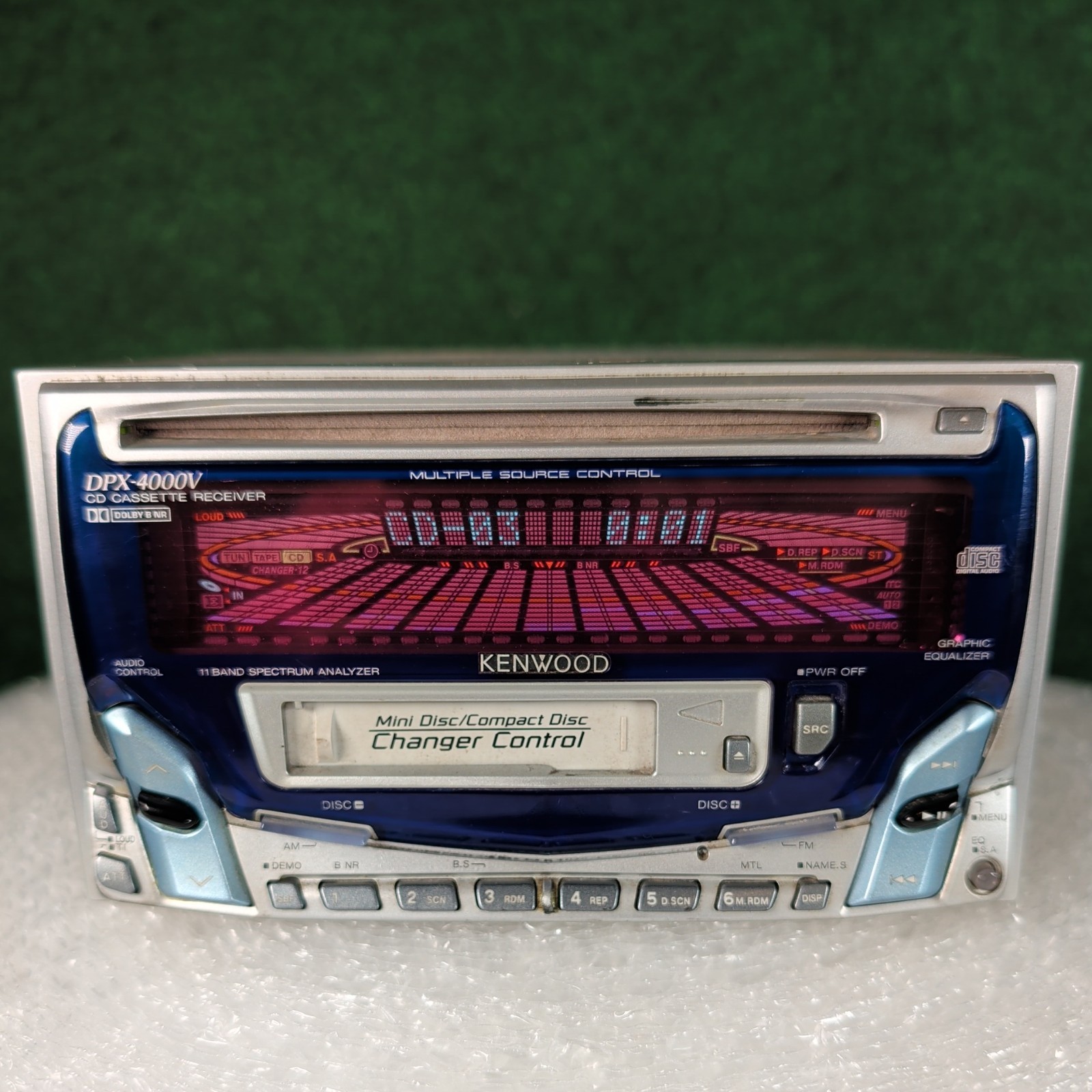 Kenwood DPX-4000 Car Audio 2DIN CD Cassette Player Used Tested JDM
