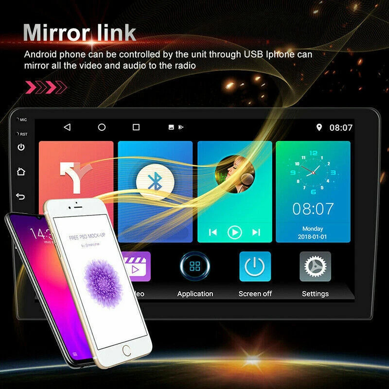 10” For Toyota Tacoma 2005-2013 Android 15 Carplay Car Stereo Radio GPS Navi BT