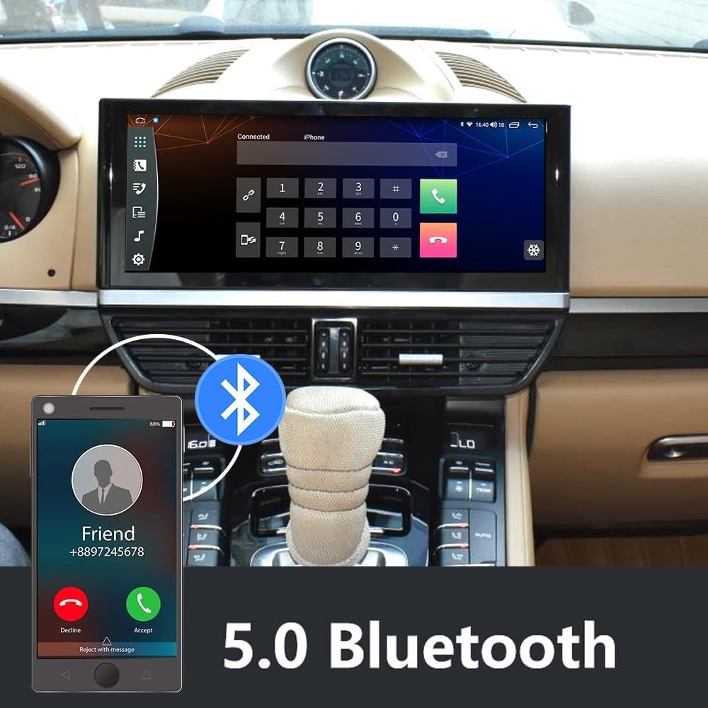 12.3″ Android Navigation Car GPS Stereo Radio For Porsche Cayenne 2011-2017 64GB