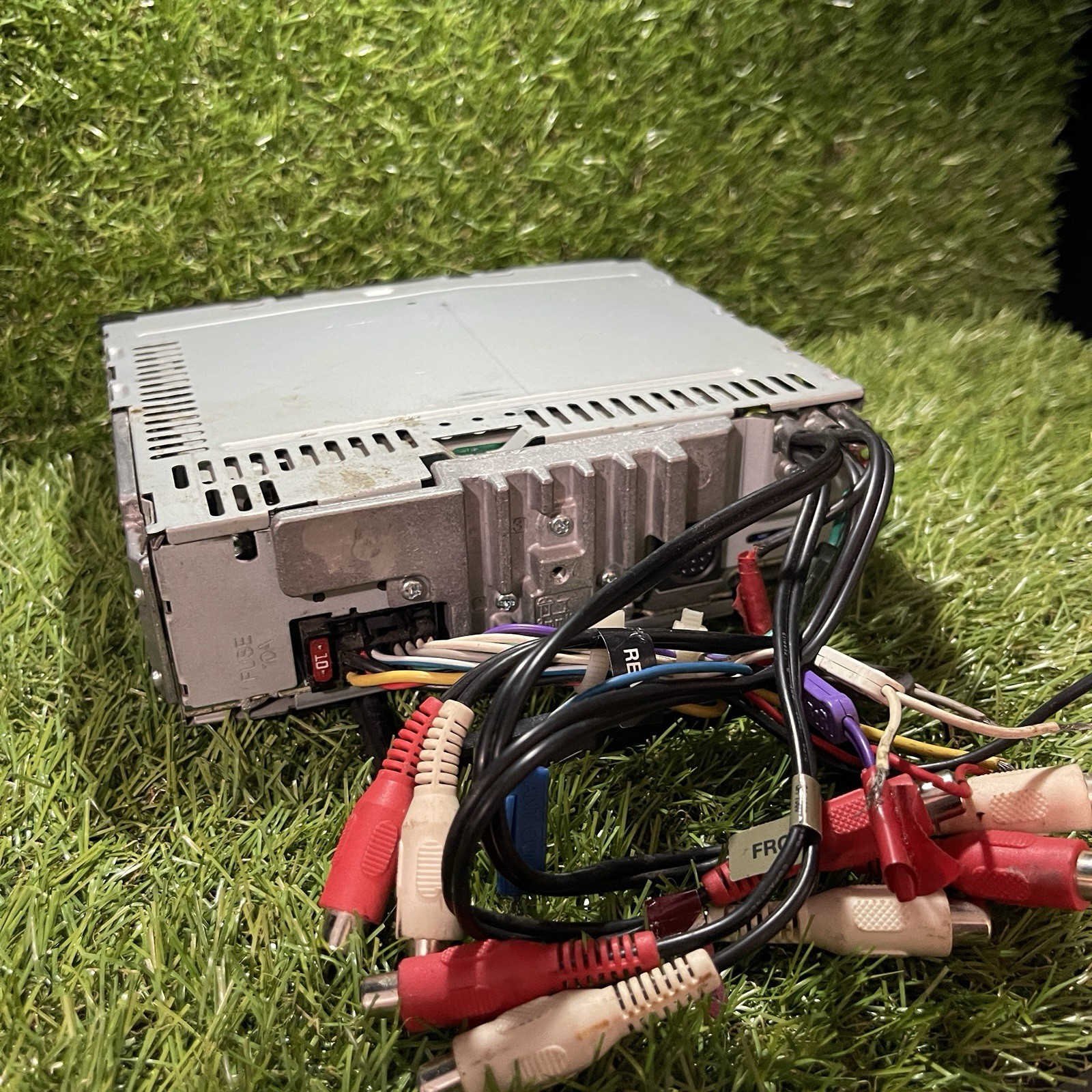 BLUETOOTH Kenwood KDC-MP732 Classic Radio and Wiring Harness Tested Working