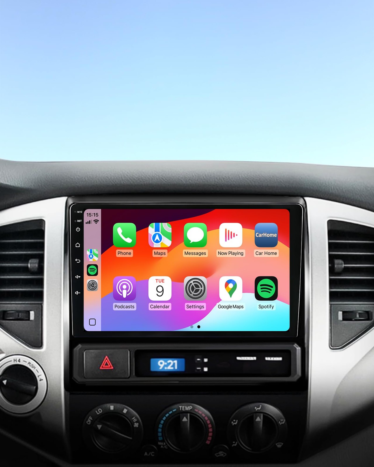 for Toyota Tacoma Radio 2005-2015 Upgrade Wireless CarPlay Android Auto, 9…