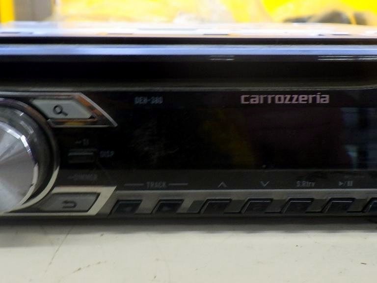 Pioneer carrozzeria DEH-380 Car Stereo Not AUX CD For Parts Untested AS-IS