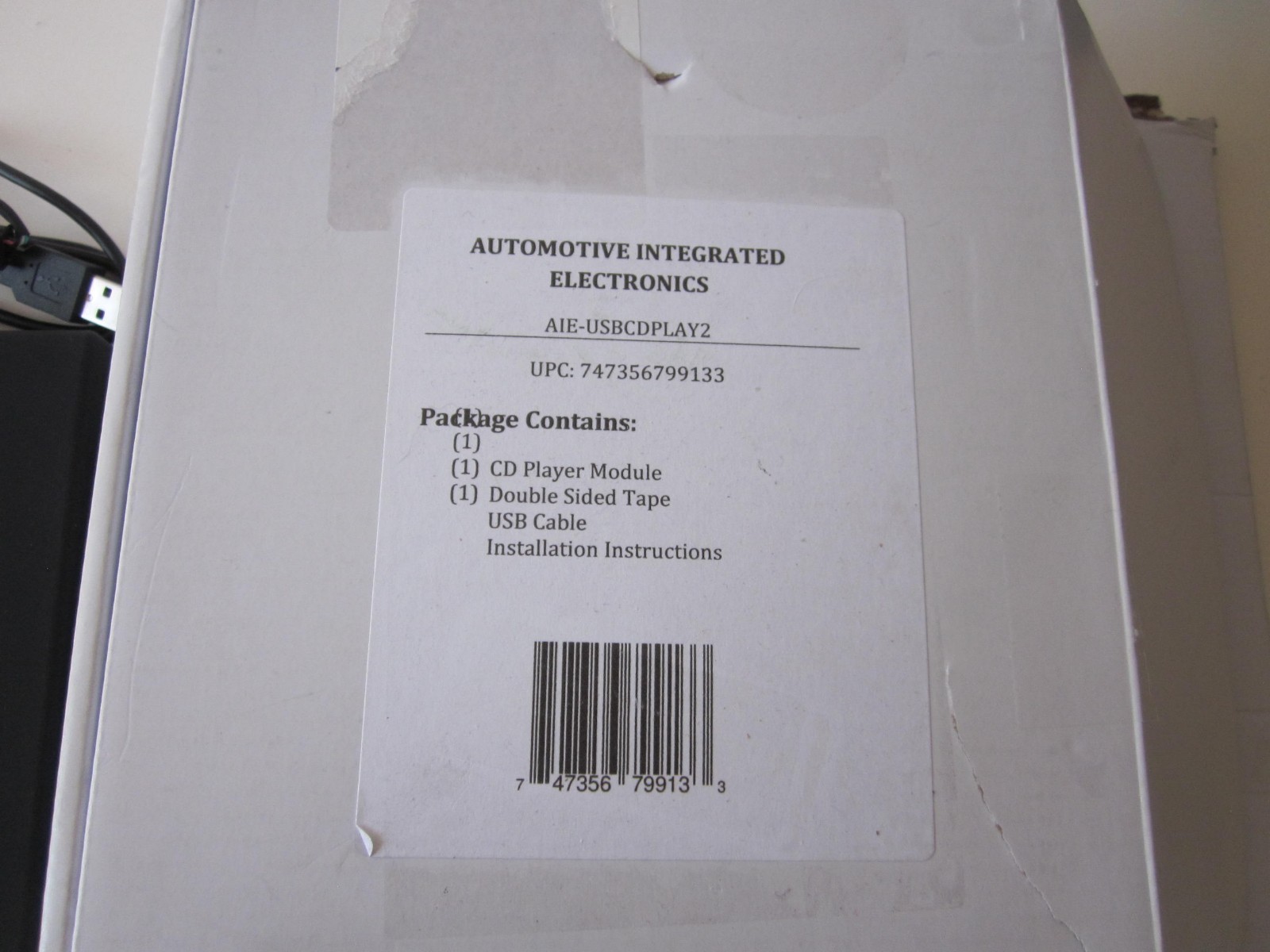 Automotive Integrated Electronics AIE-USBCDPLAY2 – Integrated Car CD Player