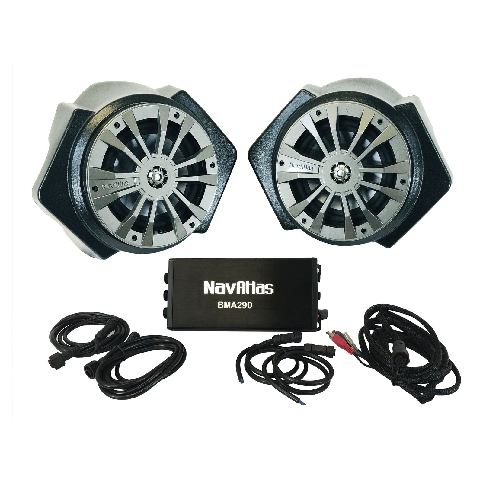 NavAtlas RZR1ZONE2 – NA30C Source Unit + Kick-Panel Speakers Kit