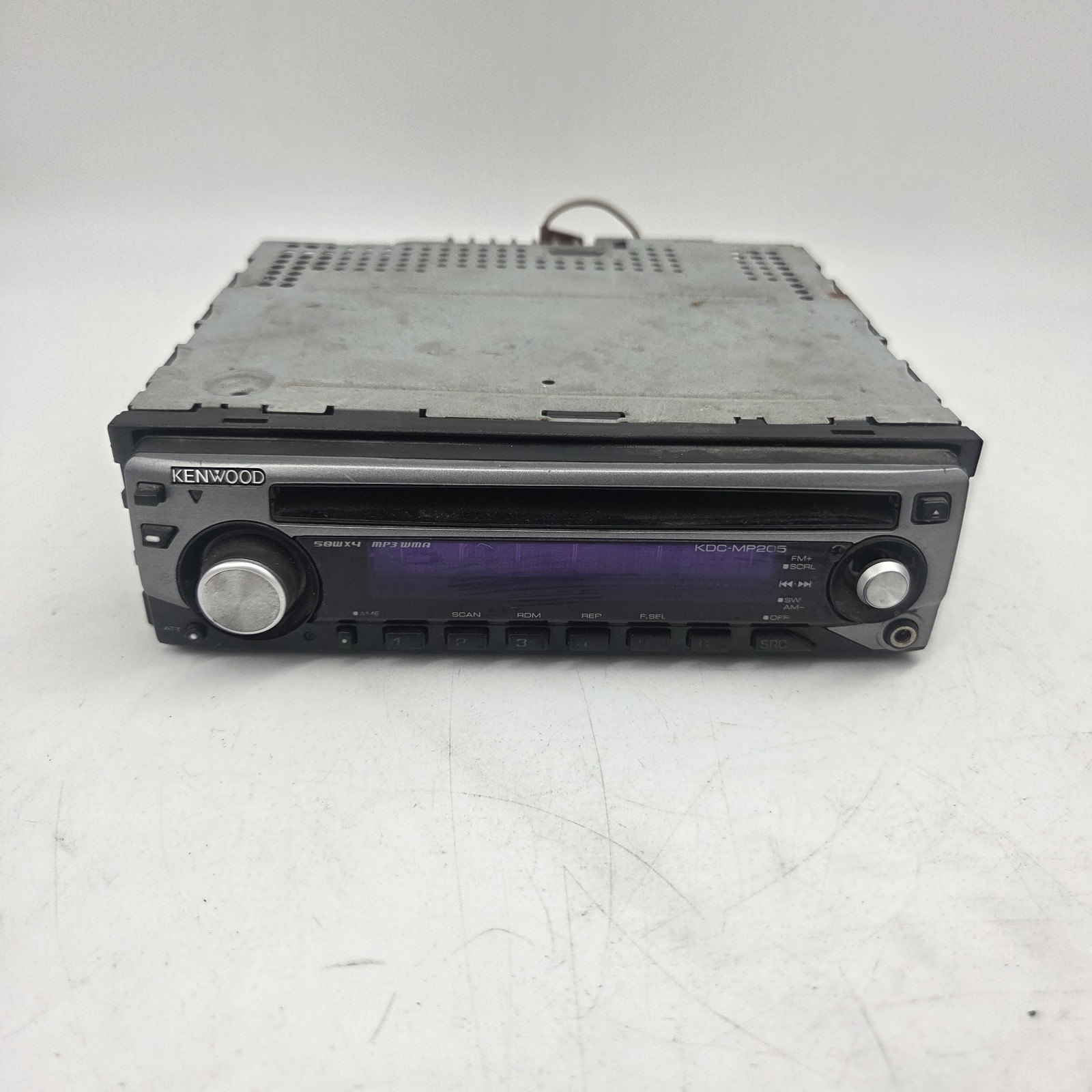 Kenwood KDC-MP205 Am Fm CD Player MP3 50 Watts X 4 Tested Working Vintage