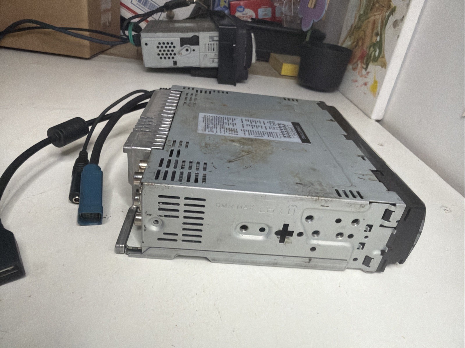 Alpine CDE-123 Receiver MP3 WMA/AAC CD Tuner Stereo *detail