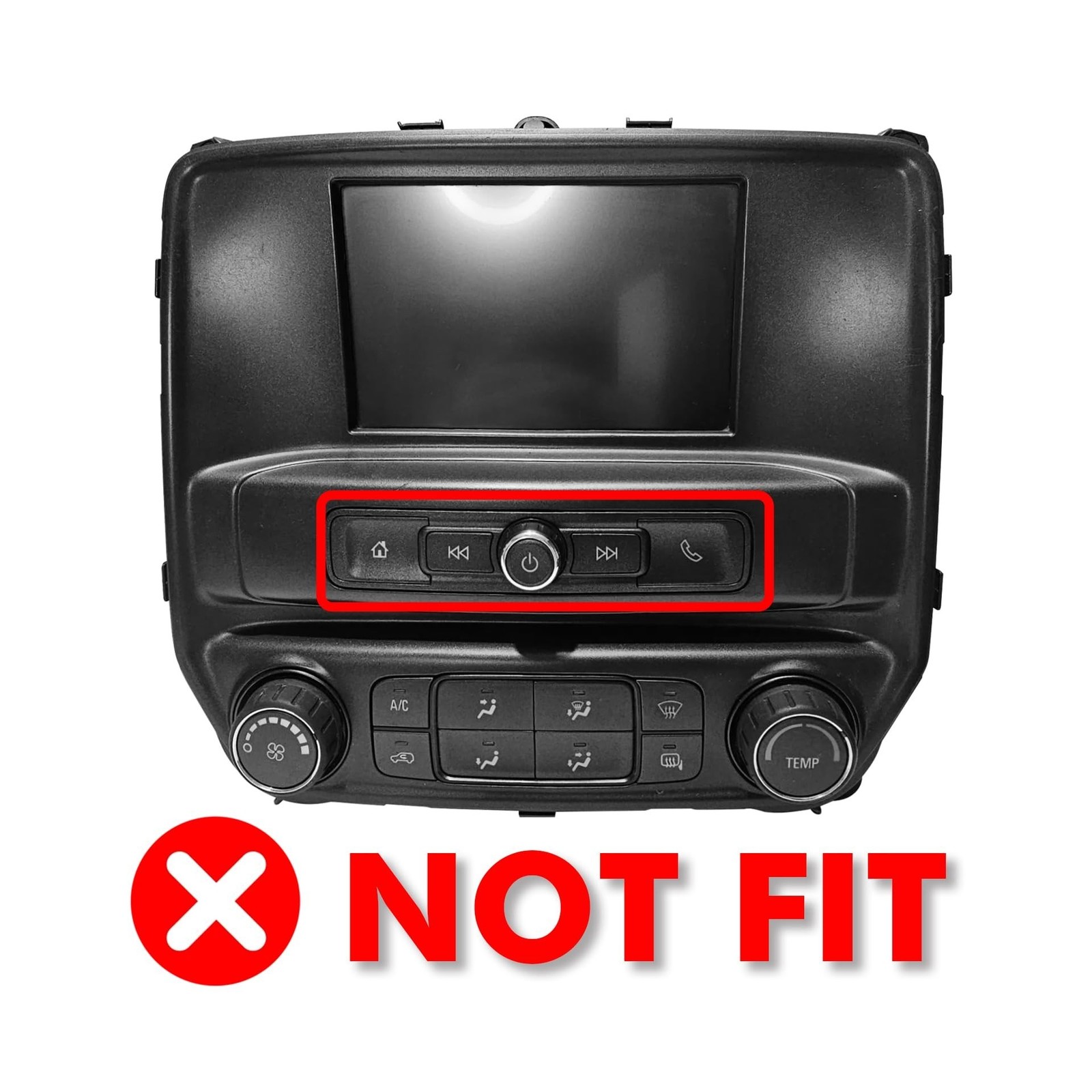 4+64G Android 13 Double Din Car Stereo for Chevrolet Silverado/GMC Sierra 201…