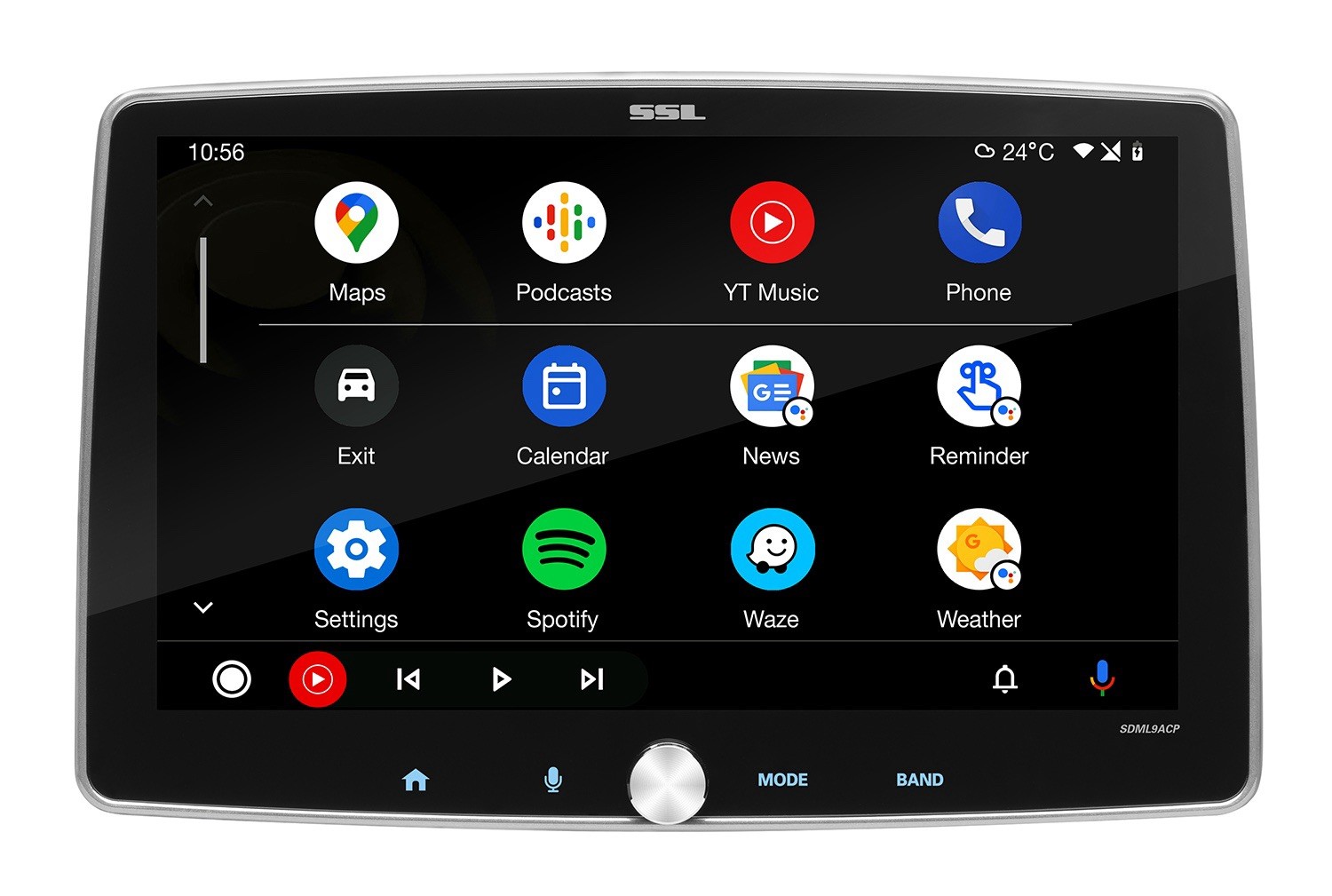Sound Storm Laboratories SDML9ACP Car Audio Stereo – Apple CarPlay, Android Auto