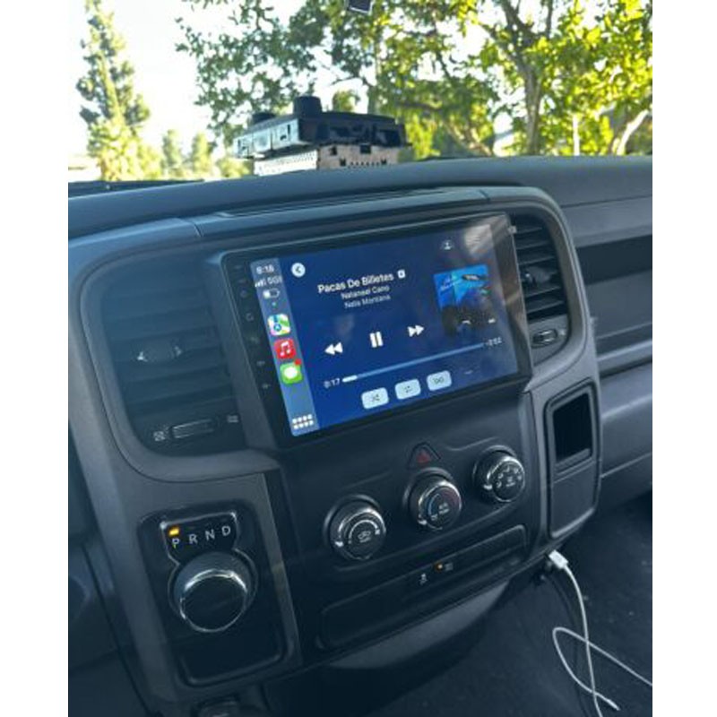 64G Radio CarPlay Mirror Link Apple Stereo Navi for Dodge Ram 1500 2500 013-2018